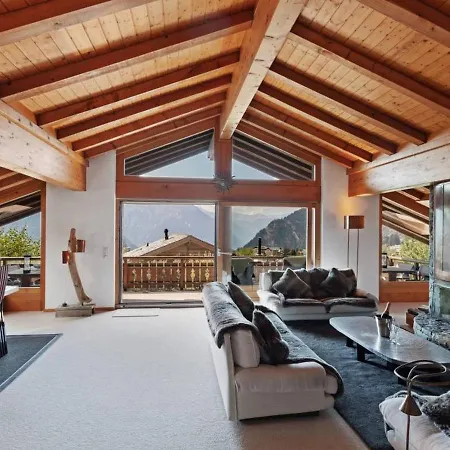 4br Clemenceau Duplex Penthouse Lägenhet Verbier